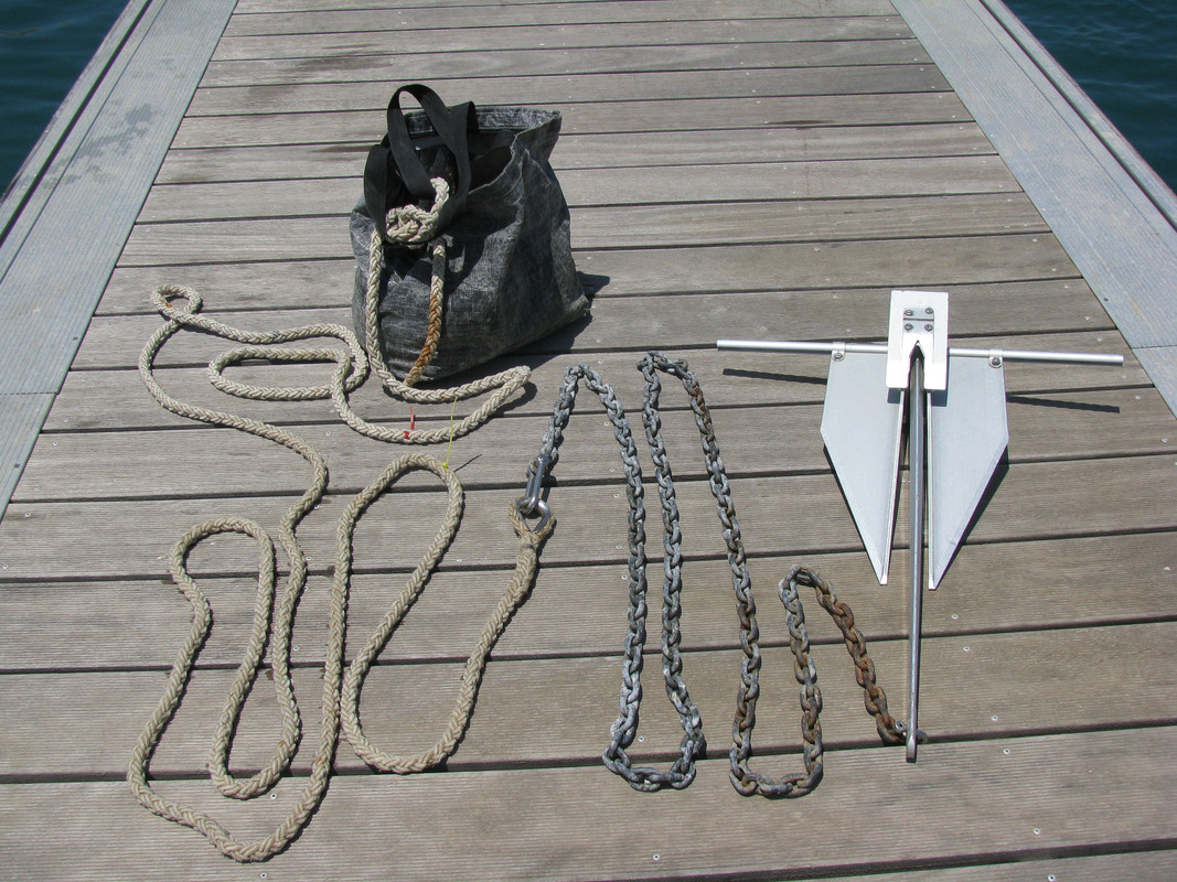 Marking 8-strand anchor line